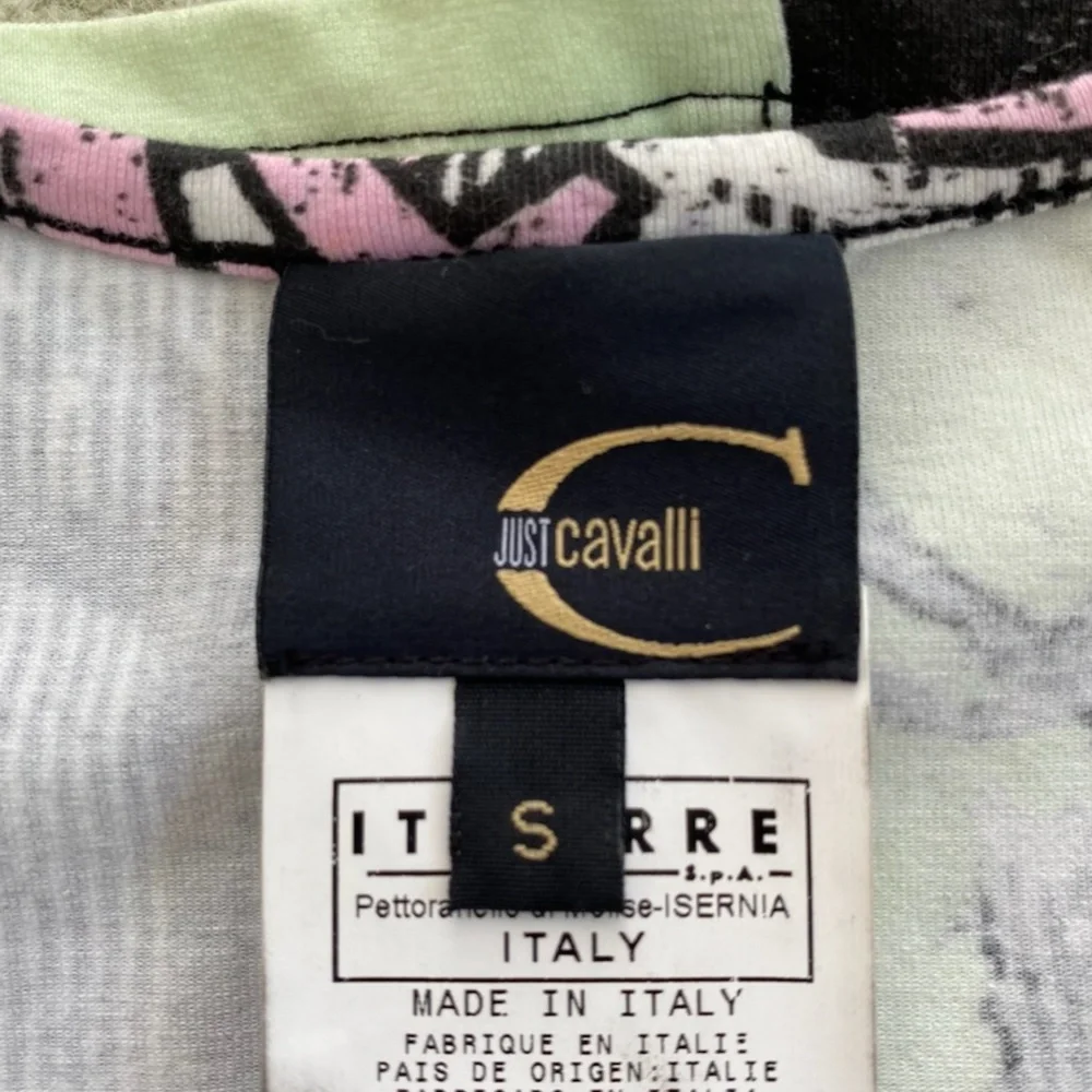 Just Cavalli Graphic Sleeveless Top, Size S - Picture 5 of 5